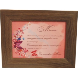 Diploma mama cu mesaj deosebit in rama lata